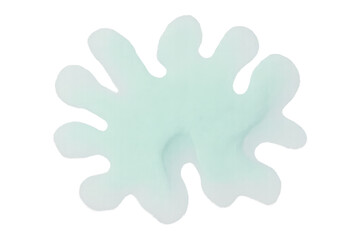 Turquoise liquid dynamically splashing, forming fluid abstract shapes against transparent backdrop, highlighting vibrant color and kinetic energy