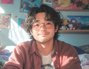 アニメ好きの男子学生