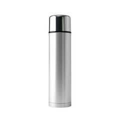 Company thermos isoleted on transparent background .