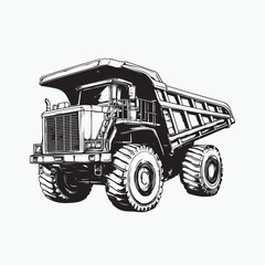 vector illustration of a truck