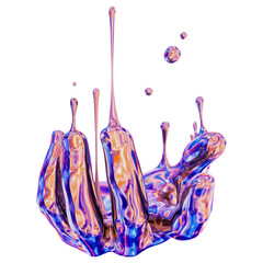 PNG Hand Shape Abstract hand shape made of liquid metal, melting and morphing form, fluid silver surface, high-gloss chrome texture, surreal shape, futuristic and reflective. 