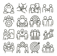 Fototapeta premium Celebration symbols: cake, gifts, confetti, party hat, toasting glasses