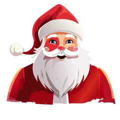 santa claus vector illustration graphic design