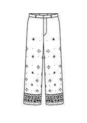 Celana Adat Melayu Jambi