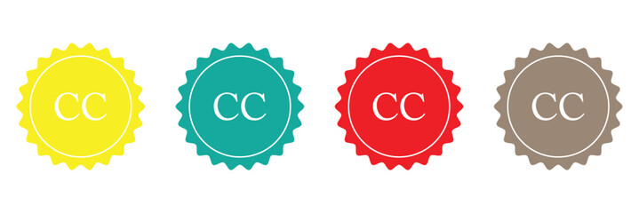 Closed caption icon linear logo isolated on white background. Vector illustration in eps 10.