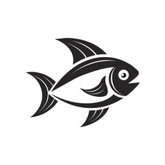 Obraz premium vector illustration of a fish