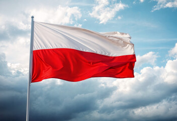 flag of poland 3d wallpaper 