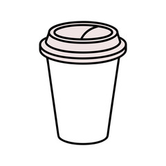 coffee cup isolated on white background