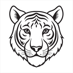 White Tiger's Gaze: Capturing the Viral Spirit of an Untamed Beauty