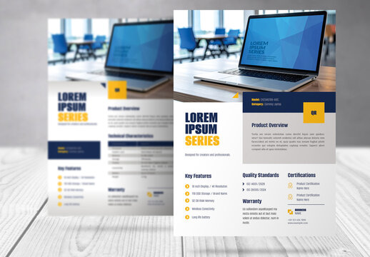 Product Specification Data Sheet Template 