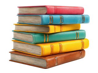 Stack of Books PNG Clipart – Transparent Background Illustration for School, Reading, Education, Library, Kids Projects and Classroom Decor