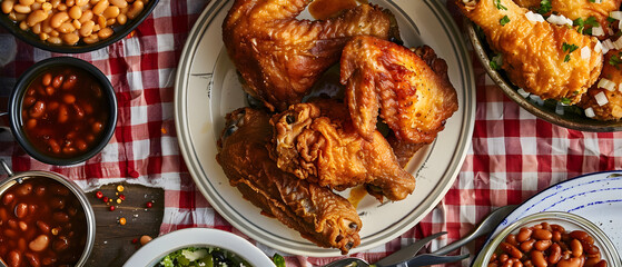 grilled chicken wings with sauce