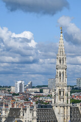 Naklejka premium Belgique Bruxelles Brussels hotel de ville