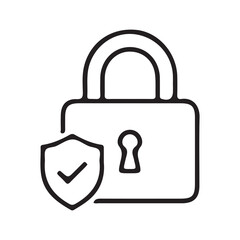 lock icon vector illustration