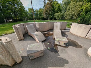 3d printed concrete masonry wall of a small architecture artistic house-The Introduction of Digital Craftsmanship detail