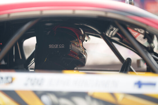 Latvia, Riga, 2025-07-26, Drift Master A Driver's Perspective in a Racing Car