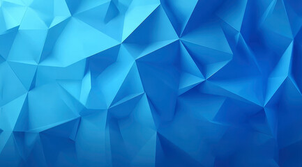 Obraz premium Abstract Blue Geometric Pattern with Polygonal Design