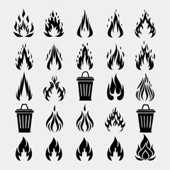 Mesmerizing Burning Trash Bin Silhouette Visual Excellence Standard Cool Refreshing Aesthetic Excellent for Visual Communication Artistic Photography Masterpiece Creation Creative Asset