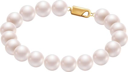 white pearl bracelet