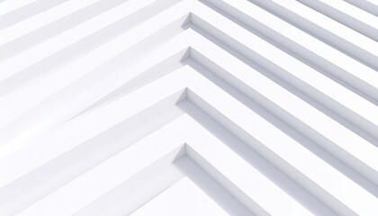 Obraz premium Abstract Geometric White Pattern Design