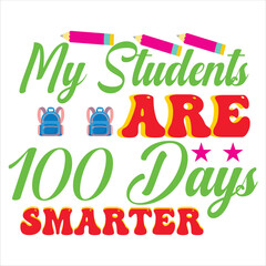 Obraz premium I’ve Loved 100 Days of School – Heart Themed Cute Design for Teachers and Students