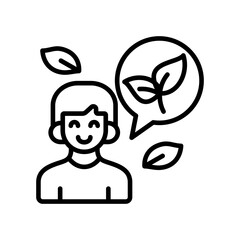 Green Lifestyle line icon