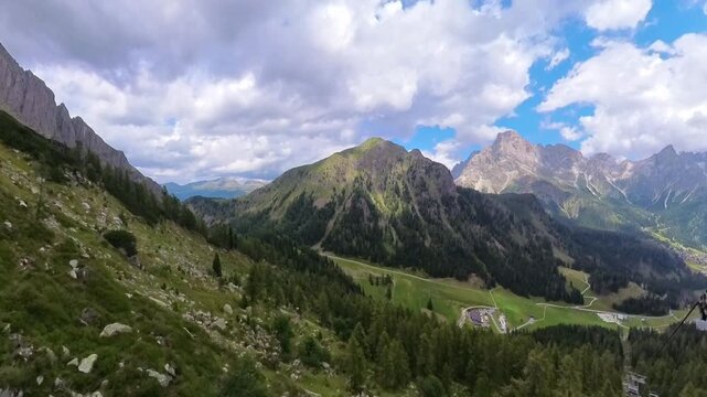 Hiking near Punta Ces - Italy