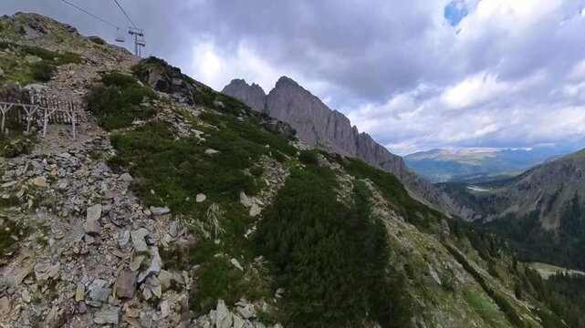 Hiking near Punta Ces - Italy