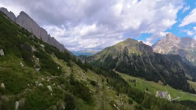 Hiking near Punta Ces - Italy