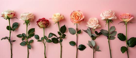 pink flowers on a wooden background