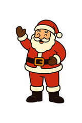 cartoon santa claus
