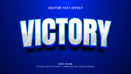 Obraz premium victory editable text effect