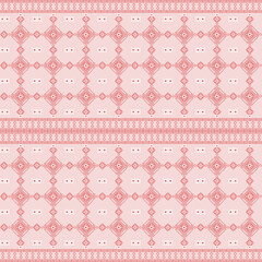 Seamless Thai boho pattern in soft pink tones. Ideal for textiles, wallpapers, crafts, and digital projects. A gentle fusion of tradition and bohemian elegance.