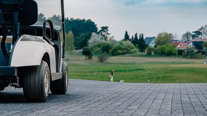 Fotografia sportowa - elektryczny meleks na polu golfowym, Korswandt, Niemcy © polanski.portfolio