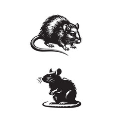 rat set silhouette logo ,rat set  silhouette outline,rat setsilhouette simple,rat set  silhouette png