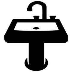 Sink black Icon