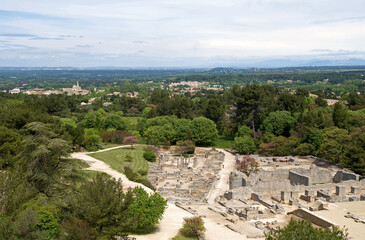 village, Site arch&eacute;ologique de Glanium, 13, Bouches du Rh&ocirc;ne, France