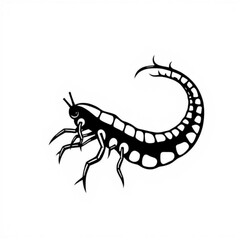 Black Nematode Animal Icon