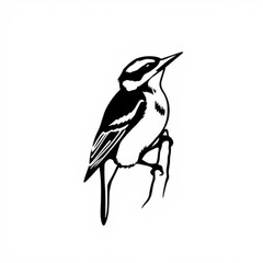 Black Nuthatch Animal Icon
