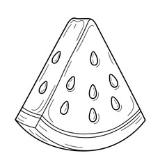 black and white vector images of various fruits