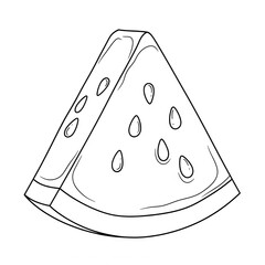 black and white vector images of various fruits