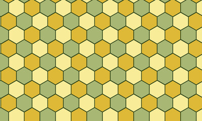 Abstract seamless pattern with hexagons.