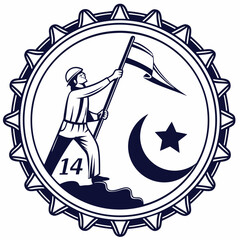 stamp with the text of the world