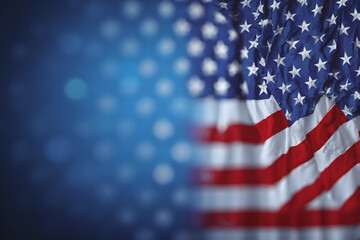 USA background. American style background with USA flag elements.