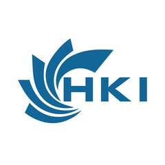 HKI letter design. HKI letter technology logo design on a white background. HKI Monogram logo design for an entrepreneur and business