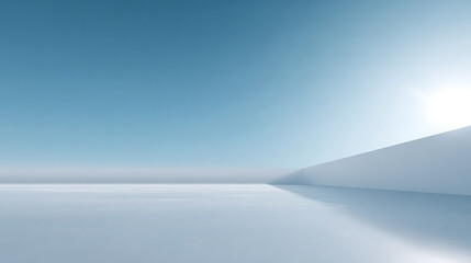 background of open space of square platform under blue sky