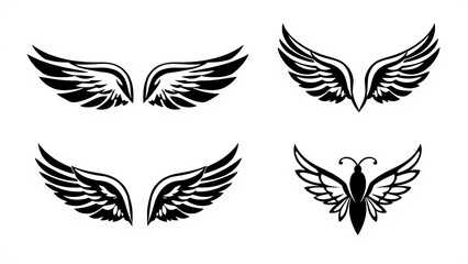 Obraz premium set of wings