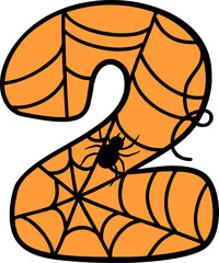 Spider Web Style Letter 2