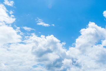 Obraz premium 夏の空 澄んだ青空と雲302