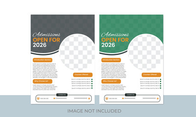 Admission flyer , 2026, admission